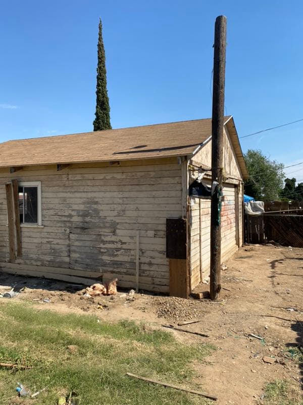 Modesto home before renovation — bought as-is