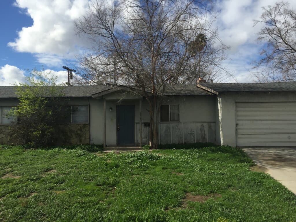 Bathroom remodel in Orange Cove home we bought as-is